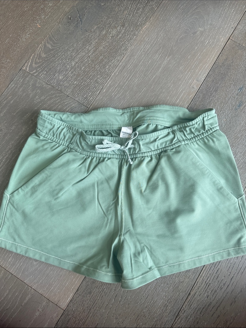 Ivivva Mint Green Athletic Drawstring Shorts